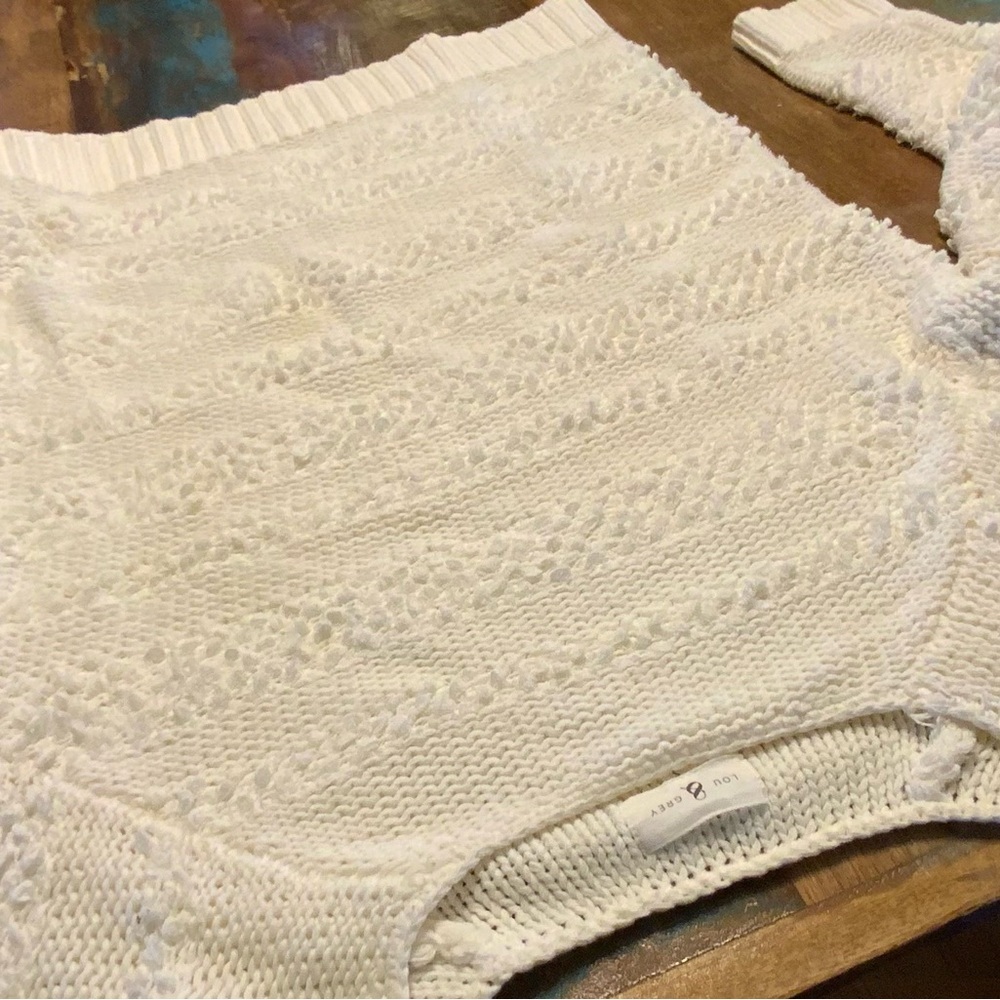 🌸🌸Lou & Grey Cream Textured Knit Sweater - Picture 4 of 6